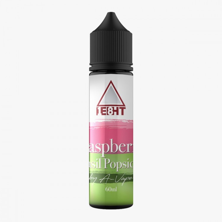 A-VAPE - One Eight Series - Raspberry Basil Popsicle - 60ML