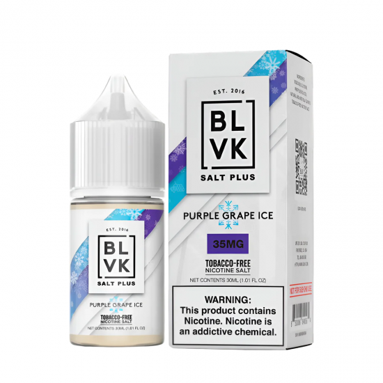 BLVK SaltNic 30ml - GRAPE ICE | ענבים אייס