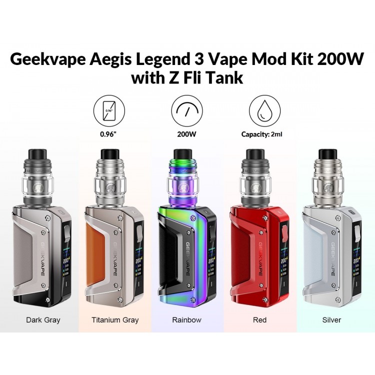 GEEKVAPE AEGIS LEGEND 3 200W| אגיס לגנד 3 גיקוייפ