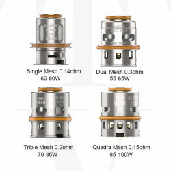 GeekVape M Replacement Coils - 5pcs | גיקוייפ סלילי חימום סידרה M