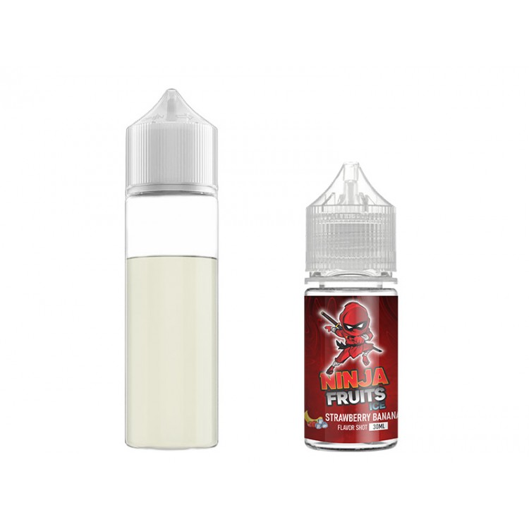 Ninja Fruits SaltNic – STRAWBERRY BANANA ICE 60ML DIY Kit 