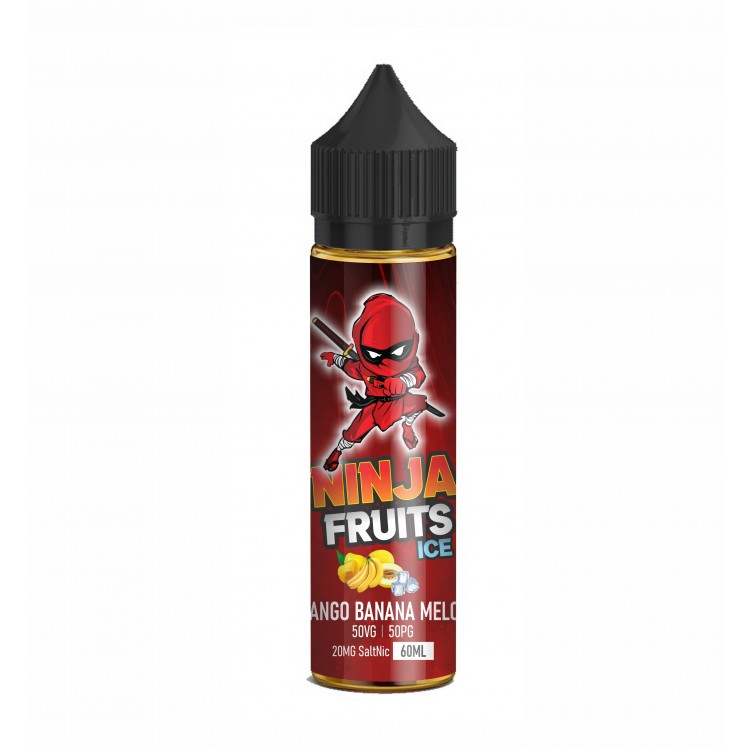 Ninja Fruits  SaltNic - MANGO BANANA MELON ICE 60ML