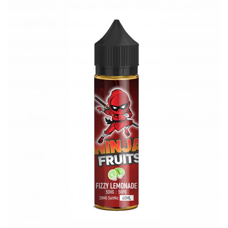 Ninja Fruits  SaltNic - FIZZY LEMONADE 60ML | לימונדה רעננה