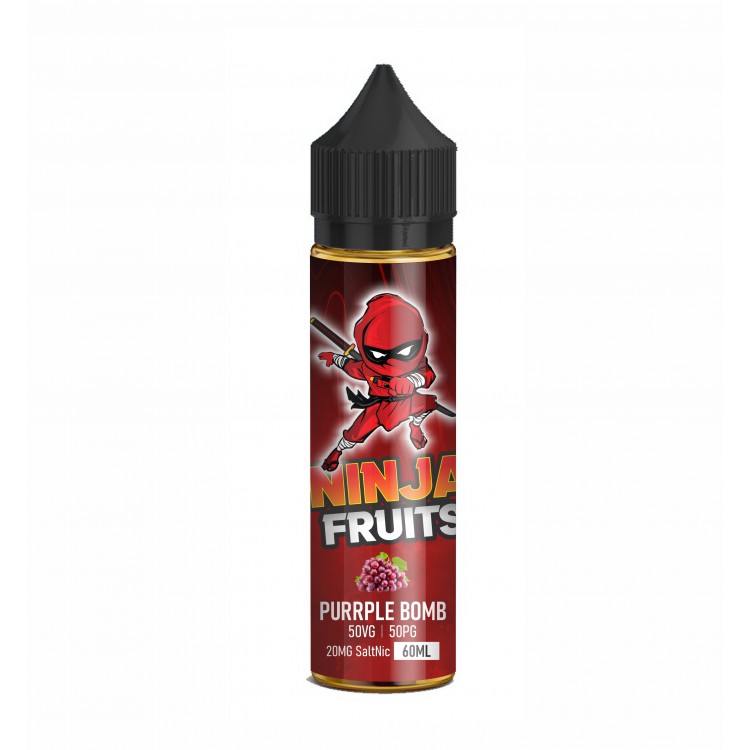 Ninja Fruits  SaltNic - PURPLE BOMB 60ML |ענבים 