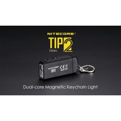 פנס כיס מחזיק מפתחות נטען 720 לומן Nitecore TIP2  