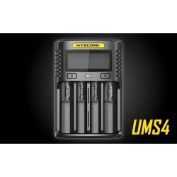 Nitecore UMS4 4 Bay Superb LCD Battery Charger