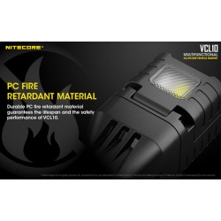 Nitecore VCL10 Quick Car Charger 3.0 with White & Red Flashlight