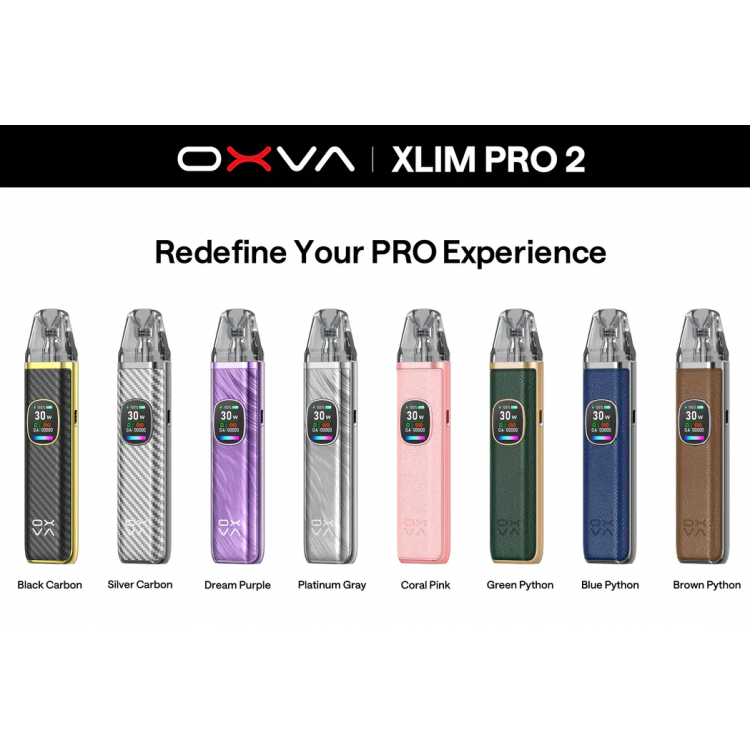 OXVA XLIM PRO 2 1300MAH POD SYSTEM | אוקבה איקס סלים פרו 2