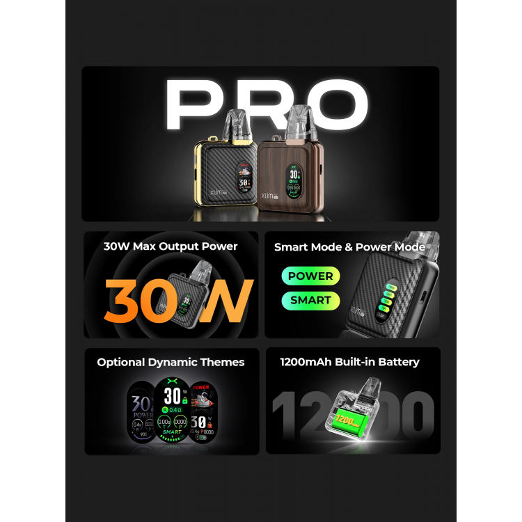 OXVA Xlim SQ Pro 1200mAh Pod Kit  | אוקסבה סלים סקיו פרו