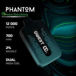 QWEET Phantom 12000 Disposable e-cig | סיגריה חד פעמית 12000 שאיפות QWEET 