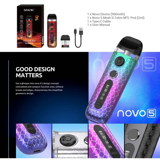 Smok Novo 5 Pod Vape Kit | סמוק נובו 5 קיט