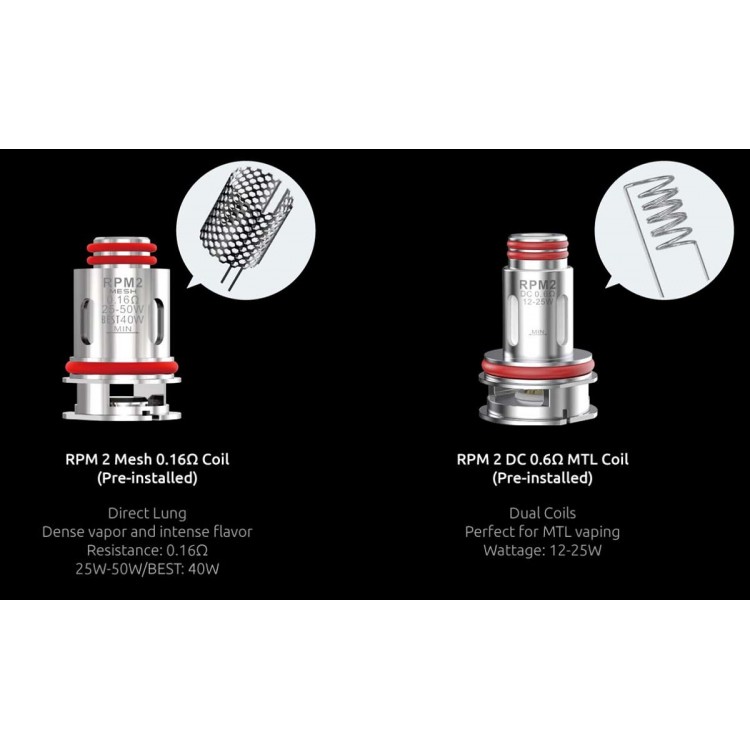 SMOK RPM 2 Coil 5pcs | סמוק אר.פי.אמ 2 גופי חימום