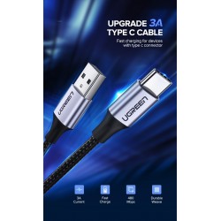  UGREEN USB Type C Cable for Xiaomi Samsung 3A Fast Charging