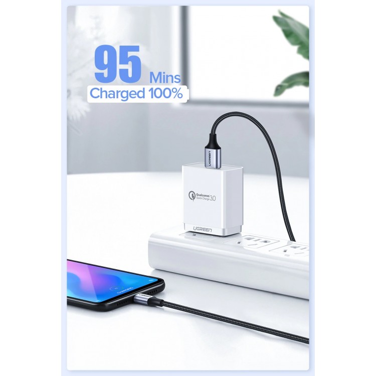  UGREEN USB Type C Cable for Xiaomi Samsung 3A Fast Charging