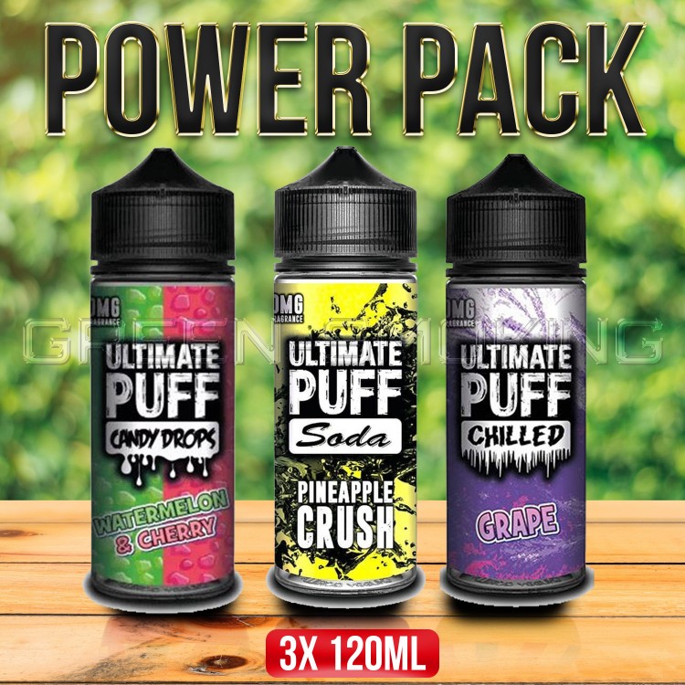 ULTIMATEPUFF Power Pack - 3 x liquids 120ml - total 360ml