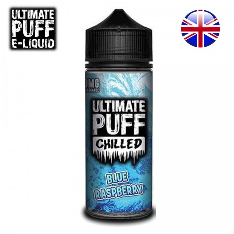 UltimatePuff - Blue Raspberry Chilled 120ml  | פטל כחול אייס/קר אולטימט פאף 120מל