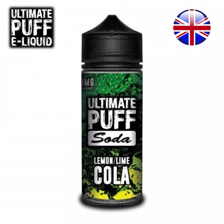 UltimatePuff  -  Cola Lemon lime 120ml  | קולה לימון אולטימט פאף 120מל