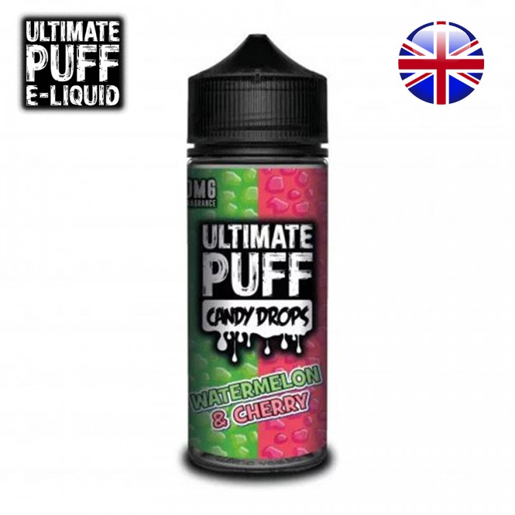 UltimatePuff - Watermelon Cherry Candy 120ml | סוכריות אבטיח דובדבן אולטימט פאף 120מל