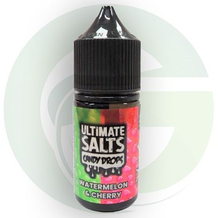 UltimatePuff - Watermelon Cherry Candy SALTNIC 30ml   | סוכריות אבטיח דובדבן אולטימט פאף 30מל