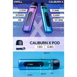 Uwell CALIBURN X Pod Kit | יוואל קליברן איקס פוד