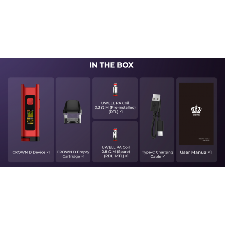 UWELL CROWN D Pod Kit