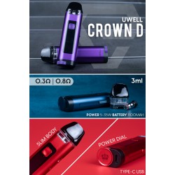 UWELL CROWN D Pod Kit | יוואל קרון די פוד קיט