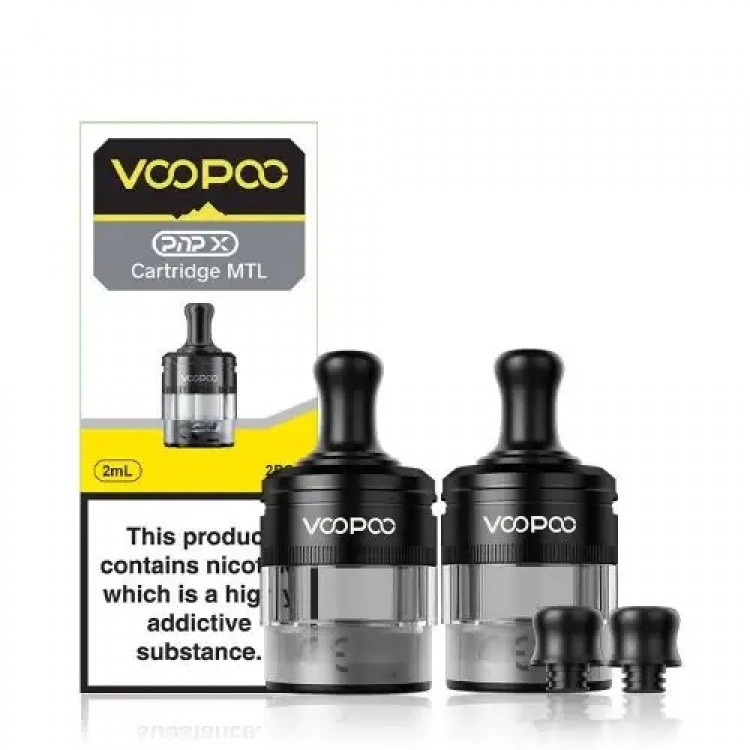 Voopoo PnP X empty tanks 5ml MTL - 2pcs | זוג פודים ריקים PnP X